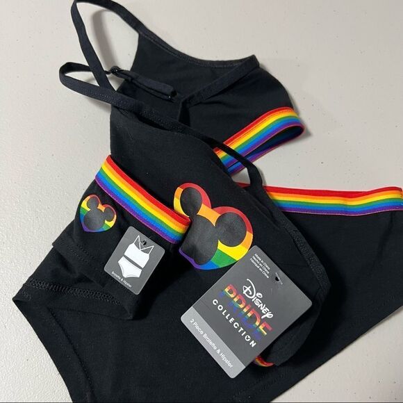 𝅺🆕 Disney Pride Bralette & Hipster Mickey Mouse Collection - Picture 4 of 5